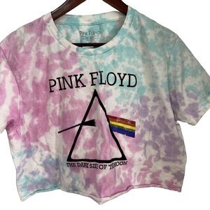 Pink Floyd Tie-Dye Crop Top